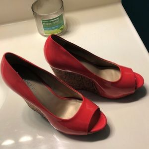 X Appeal Coral wedges NWOT